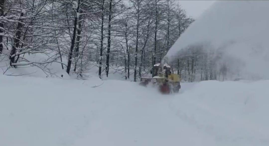 ORDU’DA KAR KALINLIĞI 2,5 METREYİ GEÇTİ